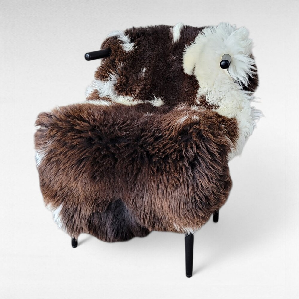 Big Spotted Dutch Sheepskin 51" x 32"